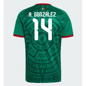 Pánské fotbalový oblečení Mexiko Armando Gonzalez #14 Domácí košile MS 2026 Krátkým Rukávem